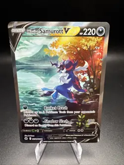 Hisuian Samurott V GG51/GG70 Crown Zenith Galarian Gallery Full Art Pokemon Holo - Image 1