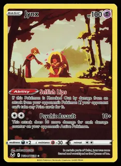 Jynx TG04/TG30 Holo Silver Tempest Trainer Gallery Pokemon Card - Image 1