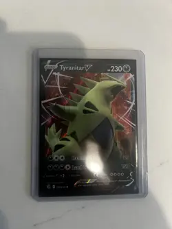 Pokemon Tyranitar V 158/264 FST Fusion Strike NM - Image 1