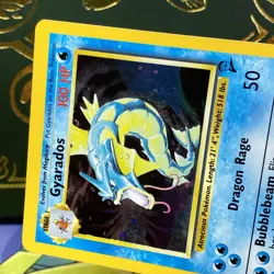 Gyarados 007/130 Base Set 2 Holo Pokemon TCG WOTC Vintage LP - Image 3