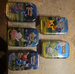 Pokemon TCG Mega Evolution Ascended Heroes Mini Tins Factory Sealed complete set - Image 1