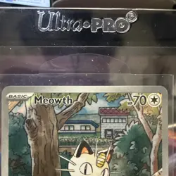 Pokemon Meowth 106/094 – Phantasmal Flames – English IR (Illustration Rare) - Image 4