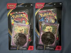 Pokemon TCG PHANTASMAL FLAMES WHIMSICOTT Sealed Blister Packs Checklane Lot of 2 - Image 1