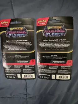 Pokemon TCG PHANTASMAL FLAMES WHIMSICOTT Sealed Blister Packs Checklane Lot of 2 - Image 3