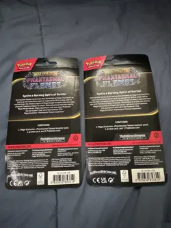 Pokemon TCG PHANTASMAL FLAMES WHIMSICOTT Sealed Blister Packs Checklane Lot of 2 - Image 4