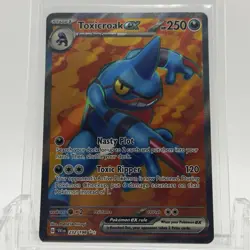 Pokemon TCG Scarlet & Violet Toxicroak #232/198 Ultra Rare LP+ - Image 1