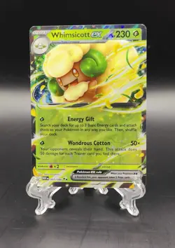 Whimsicott ex 005/086 Holo Double Rare SV White Flare Pokemon TCG NM - Image 1
