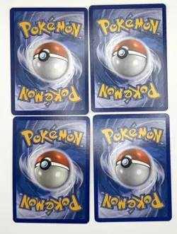Pokemon TCG Pikachu 4 card non-holo Lot MP-LP - Image 2