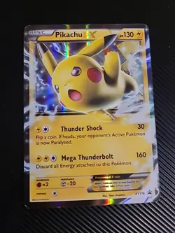 Pikachu EX - XY174 - Pokemon XY Promo Ultra Rare Card NM/LP - Image 1
