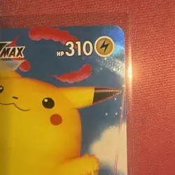 Pokemon 25th Anniversary Chinese Surfing Pikachu Vmax RRR 022/028 s8a Holo Card - Image 3