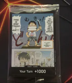 DON!! Card (Young Luffy) (Devil Fruits Collection Vol. 1) - Sealed - Image 2