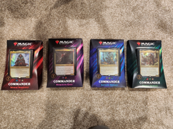 MAGIC THE GATHERING COMMANDER DECK 2019 X 4. BRAND NEW, SEALED!!!! - Image 1