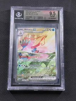Pokemon TCG Milotic EX Special Illustration Rare Surging Sparks 237/191 BGS 9.5 - Image 1