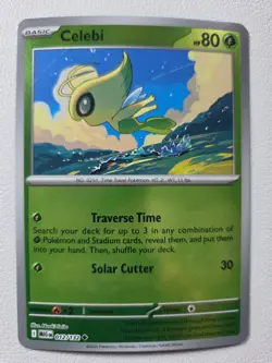 Celebi 012/132 ME01: Mega Evolution Reverse Holo NM Pokemon TCG - Image 1