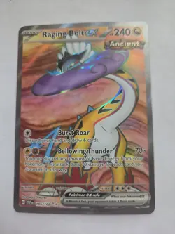 RAGING BOLT EX 196/162 ULTRA RARE TEMPORAL FORCES POKEMON HOLO NEAR MINT - Image 1
