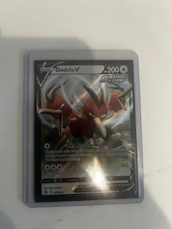 Pokemon Dodrio V 201/264 Fusion Strike Sword & Shield ULTRA RARE LP - Image 1