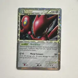 Nintendo Pokemon TCG Scizor 29/115 Unseen Forces Holo Rare 100 HP 2005 - Image 1