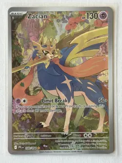Zacian 100/094 Full Art Illustration Rare – Pokemon TCG PFL EN 2025 – NM/MINT - Image 1