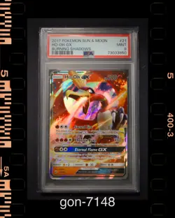 2017 Pokemon Sun & Moon Burning Shadows Ho-Oh GX Holo #21 PSA MINT - Image 1