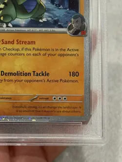 2025 POKEMON DESTINED RIVALS POKEMON CENTER #096 TEAM ROCKET'S TYRANITAR PSA 9 - Image 3