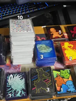 Pokemon TCG 65x Card Sleeves (mixed lot) Standard Size - Image 3