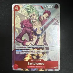 Bartolomeo OP15-014 Alt Art Dash Pack Foil One Piece Card English - Image 1