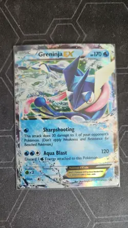 Greninja EX XY20 Black Star Promo Half Art Pokemon Card NM - Image 1