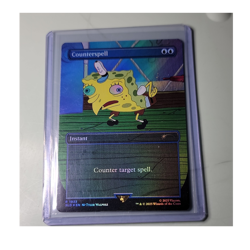 Magic Counterspell 1933 Secret Lair Rare Foil Borderless Walpole SpongeBob Eng - Image 1