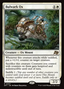 [MTG] Bulwark Ox (Foil) (0007) (DFT) NM - Image 1