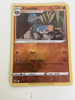 2022 Pokemon Astral Radiance Cranidos #76 Reverse Holo (NM) Near Mint - Image 1