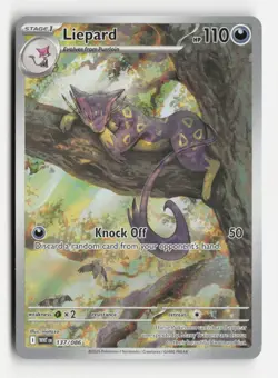 Liepard 137/086 2025 SV: White Flare Pokemon TCG Illustration Rare - Image 1