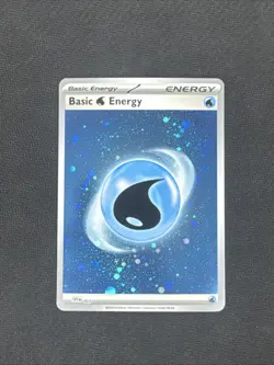 🌀 Pokemon 151 Holo Water Energy HD Error No Swirl Galaxy Cosmo Foil Variant - Image 1