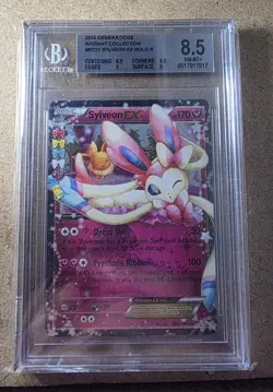 Pokemon TCG Sylveon EX Generations Radiant Collection RC21/RC32 BGS Beckett 8.5 - Image 1