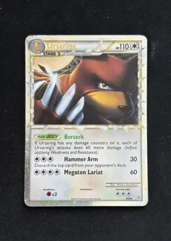 Ursaring Prime 89/95 Holo HeartGold SoulSilver Unleashed Pokemon - Image 1