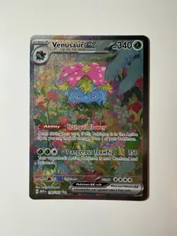 Pokemon Venusaur ex Special Illustration Rare Full Art Holo 198/165 SV151 EN - Image 1