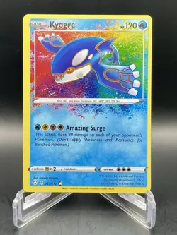 Kyogre 021/072 *MISCUT* Shining Fates (2021) Amazing Rare Holo Pokemon TCG NM/M - Image 1