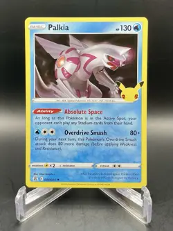 Palkia 004/025 Celebrations (25th Anniversary Stamped) Holo Rare Pokemon TCG NM - Image 1
