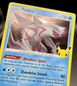 Palkia 004/025 Celebrations (25th Anniversary Stamped) Holo Rare Pokemon TCG NM - Image 3