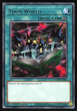 Toon World - TOCH-EN054 - Rare - 1st Edition Yugioh - Image 1