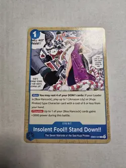 Insolent Fool!! Stand Down!! EB03-029 Extra Booster: One Piece Heroines Edition - Image 1