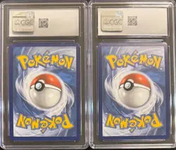 SEQUENTIAL CGC 8.5 RESHIRAM 113 ZEKROM 114 CELEBRATIONS BLACK & WHITE POKEMON - Image 2