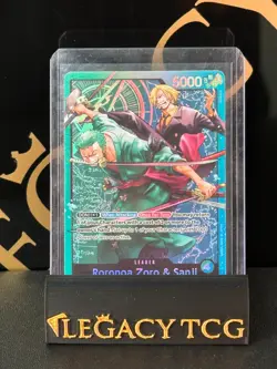 One Piece Roronoa Zoro & Sanji ST12-001 Leader Near Mint - Image 1