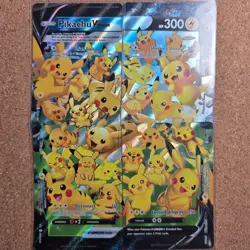 POKEMON Pikachu V-Union SwSH Black Star Promo Set of 4 NM B2 - Image 1