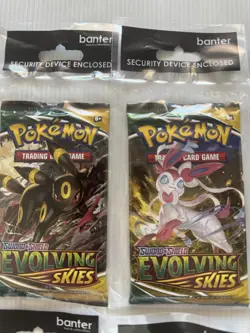 Pokemon TCG Sword & Shield Evolving Skies Booster Pack X8 Inc Art Set 🔥 - Image 2