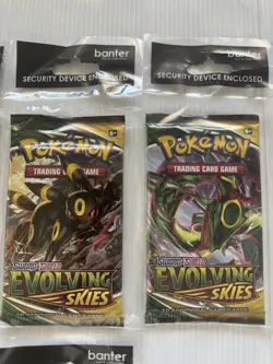 Pokemon TCG Sword & Shield Evolving Skies Booster Pack X8 Inc Art Set 🔥 - Image 3