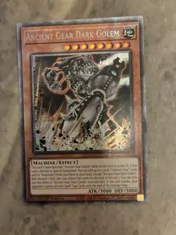 Yugioh! TCG - Ancient Gear Dark Golem - Starlight Rare - MP25-EN003 - Image 1