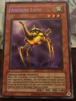 Yugioh 1x Ancient Lamp Secret Rare RP01-EN100 Retro Pack 2020 Reprint NM - Image 2