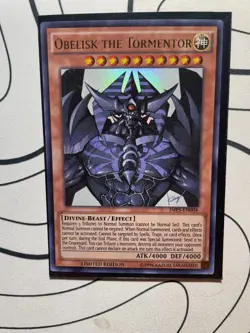 Obelisk The Tormentor Limited Edition Yu - Gi - Oh Card - Image 1