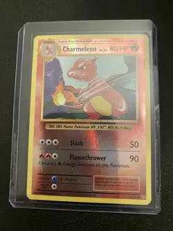 Pokemon Charmeleon 10/108 Uncommon Evolutions w/ Top Loader - Image 1