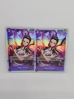 Nico Robin ST26-003 SR ONE PIECE Card Game NM Purple Starter Deck 26 NM X2 - Image 1